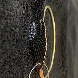 Lucky You gold leaf bracelet.